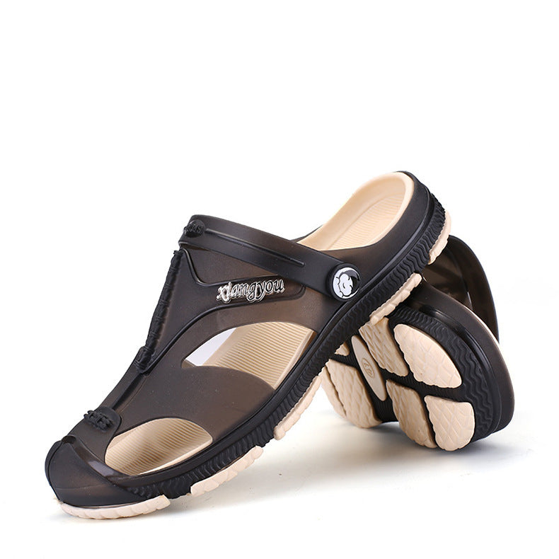 Men’s Baotou Half Slippers Casual Indoor & Outdoor Comfort Footwear