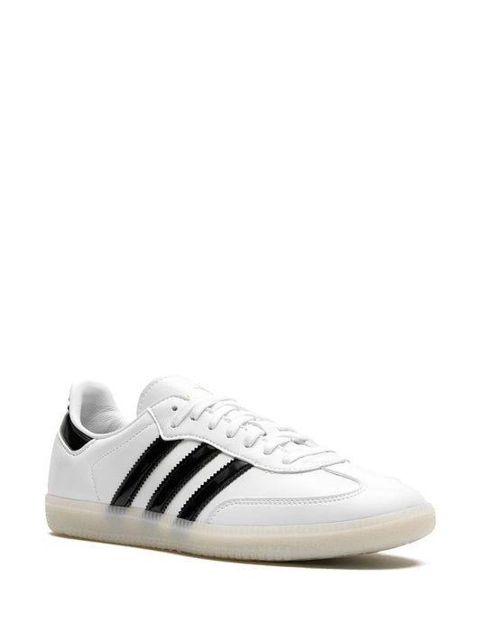 X Jason Dill Samba Patent-Leather Sneakers