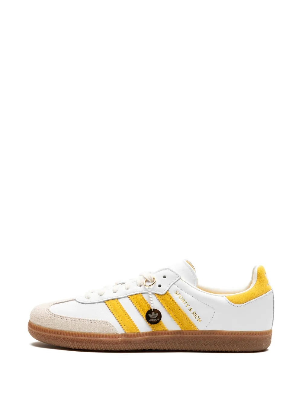 Samba Og Sporty & Rich - White Bold Gold Sneakers