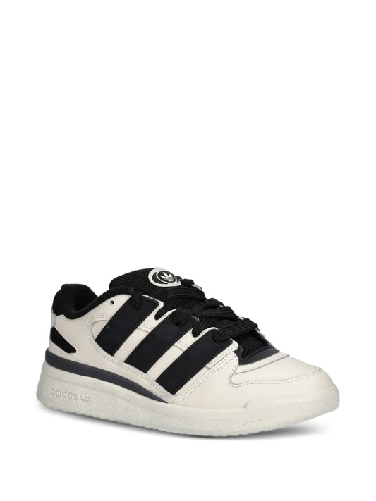 Three-Stripes Leather Trainers