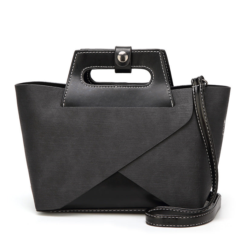 Retro Leather Handbag for Women | Portable Mother Bag & Crossbody Shoulder Bag | New Fashion from Guangzhou