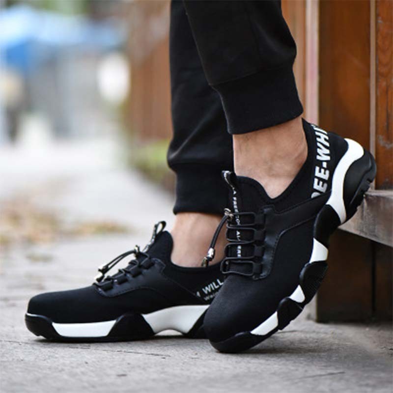 Lightweight Safety Shoes for Men | Breathable Steel Toe Work Sneakers | Protective Industrial Footwear