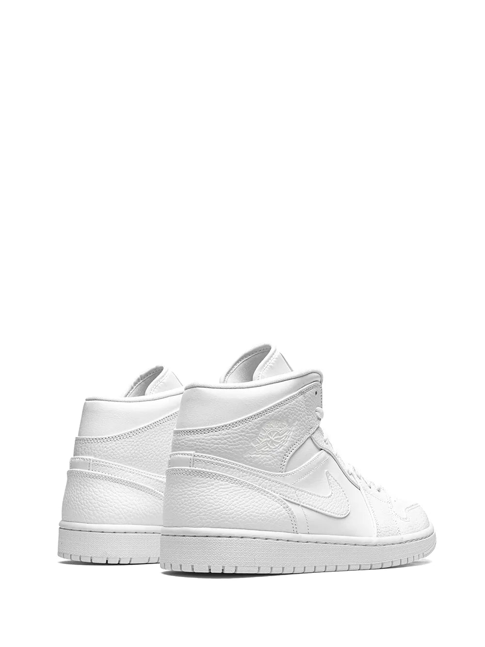 Air Jordan 1 Mid Triple White Sneakers