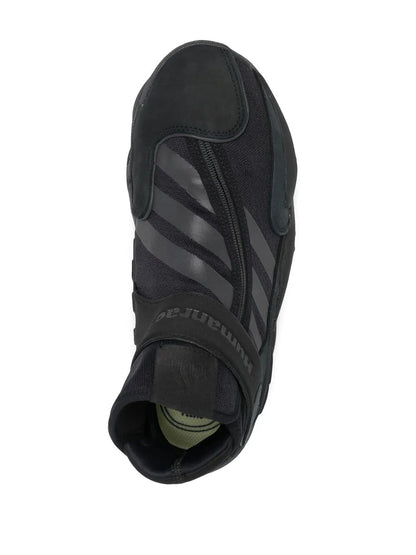 X Pharrell Williams Triple Black High-Top Sneakers