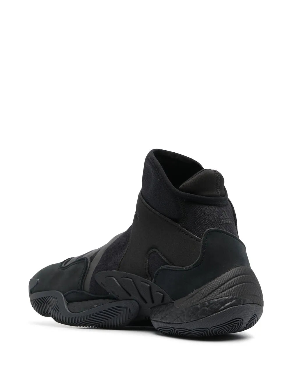 X Pharrell Williams Triple Black High-Top Sneakers