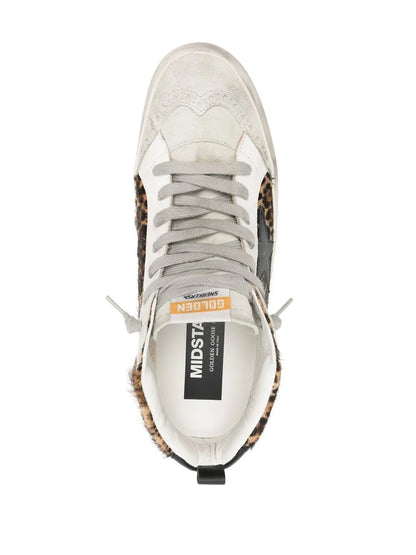 Golden Goose Mid Star Leopard Print