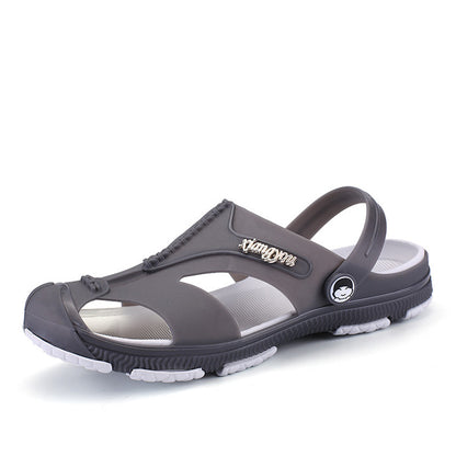 Men’s Baotou Half Slippers Casual Indoor & Outdoor Comfort Footwear
