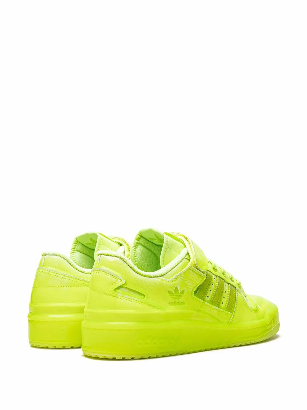 X Jeremy Scott Forum Low Dipped Yellow Sneakers