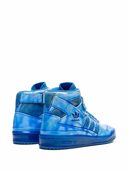 X Jeremy Scott Forum High-Top Dipped Blue Sneakers