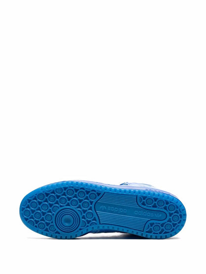 X Jeremy Scott Forum High-Top Dipped Blue Sneakers