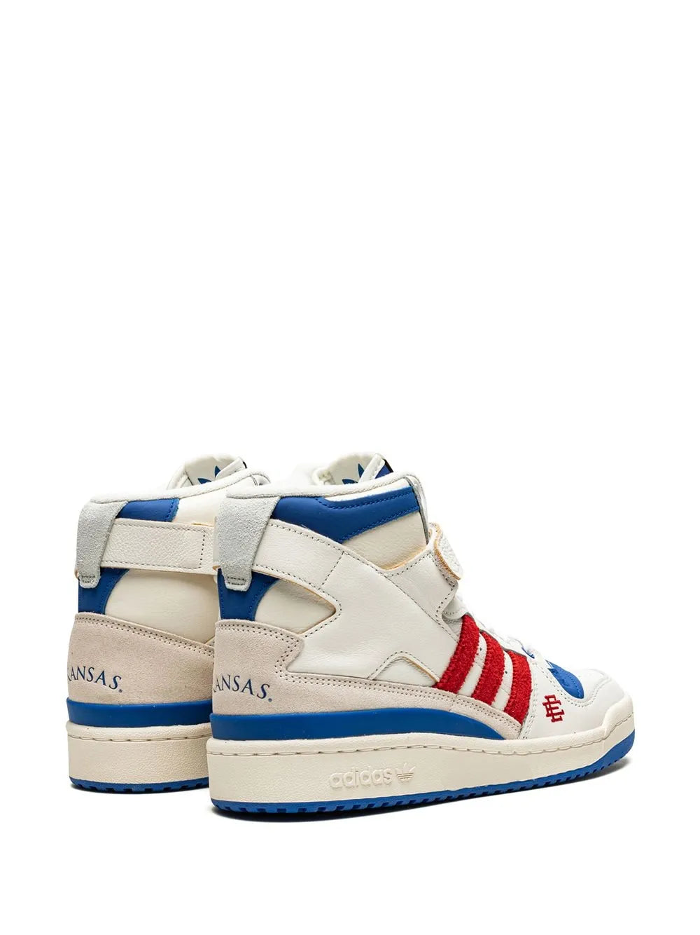 X Eric Emanuel Forum 84 High Midnight Madness/Kansas Jayhawks Sneakers