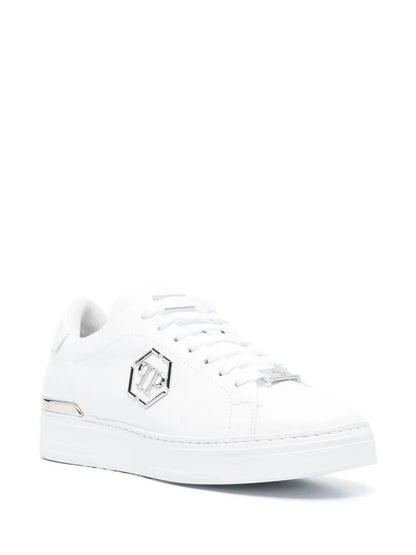 Philipp Plein Hexagon Low-Top Leather