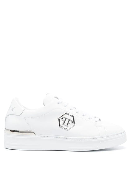 Philipp Plein Hexagon Low-Top Leather