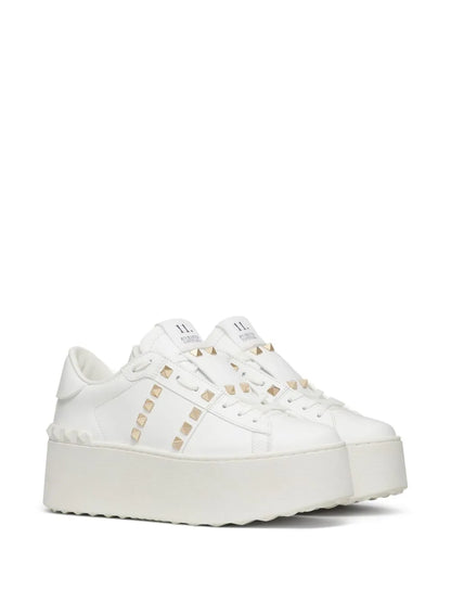 Valentino Garavani Rockstud Untitled Leather Flatform