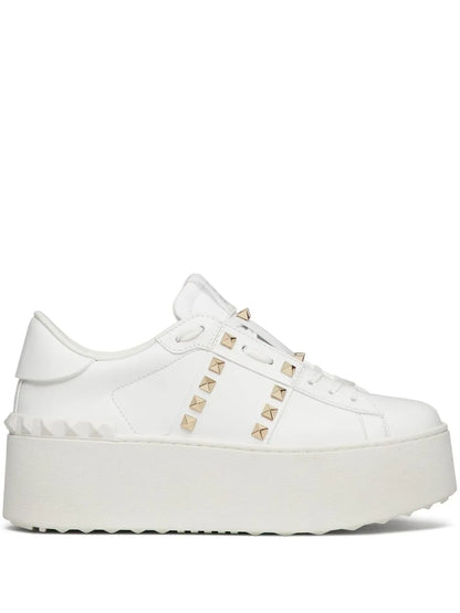 Valentino Garavani Rockstud Untitled Leather Flatform