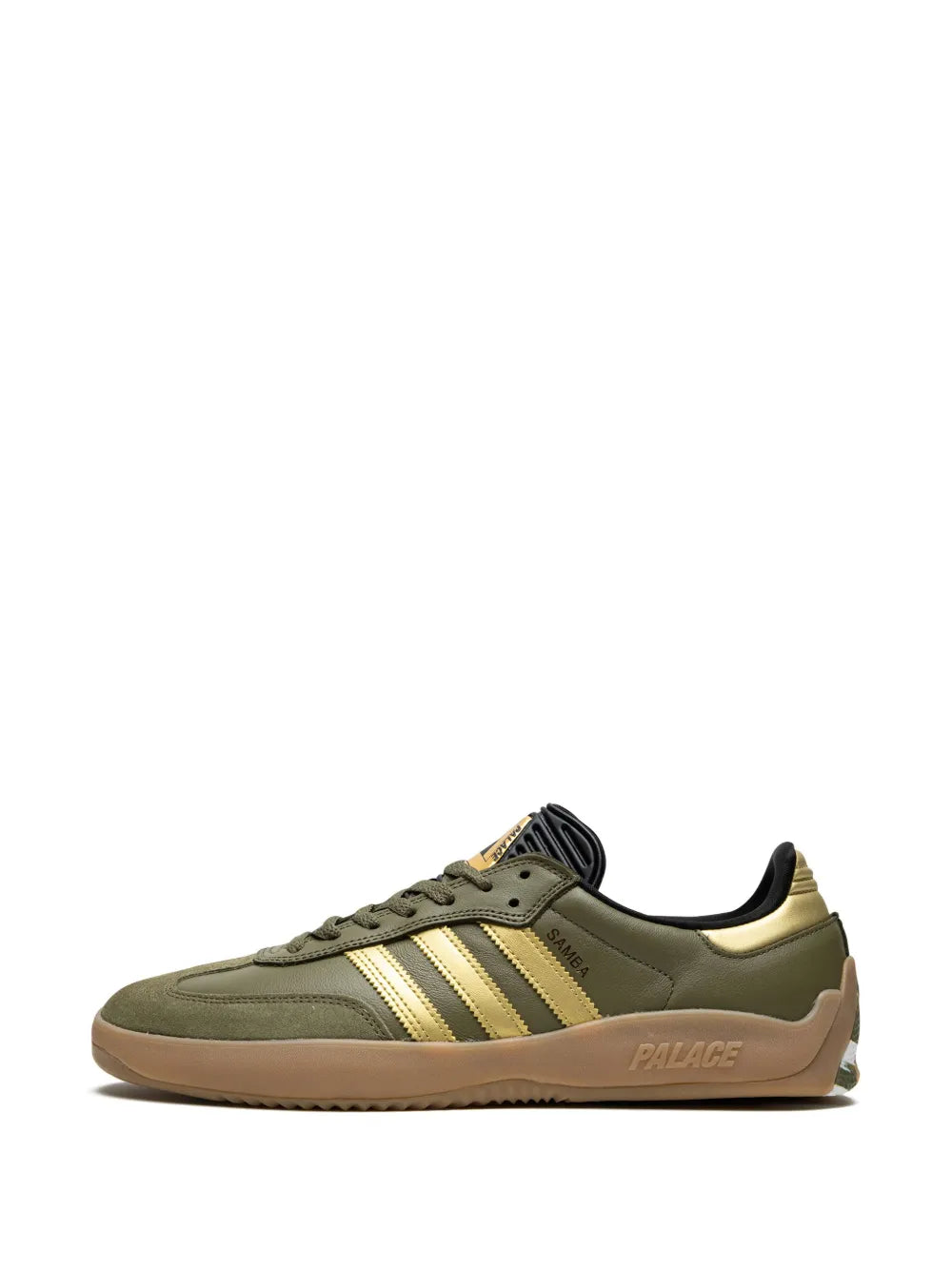 X Palace Puig Samba Olive Gold Sneakers