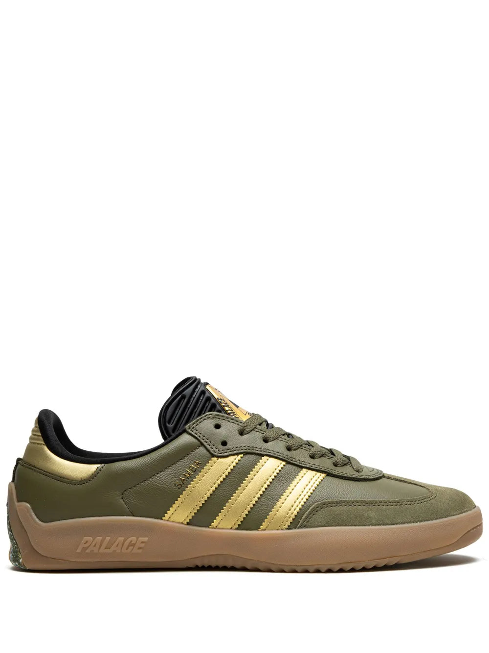 X Palace Puig Samba Olive Gold Sneakers