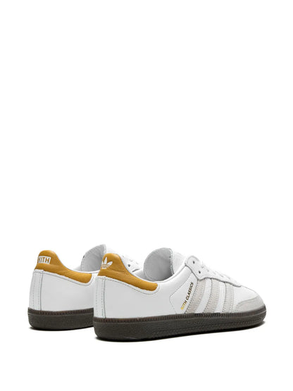 X Kith Samba ?hite/Grey/Gold?Sneakers