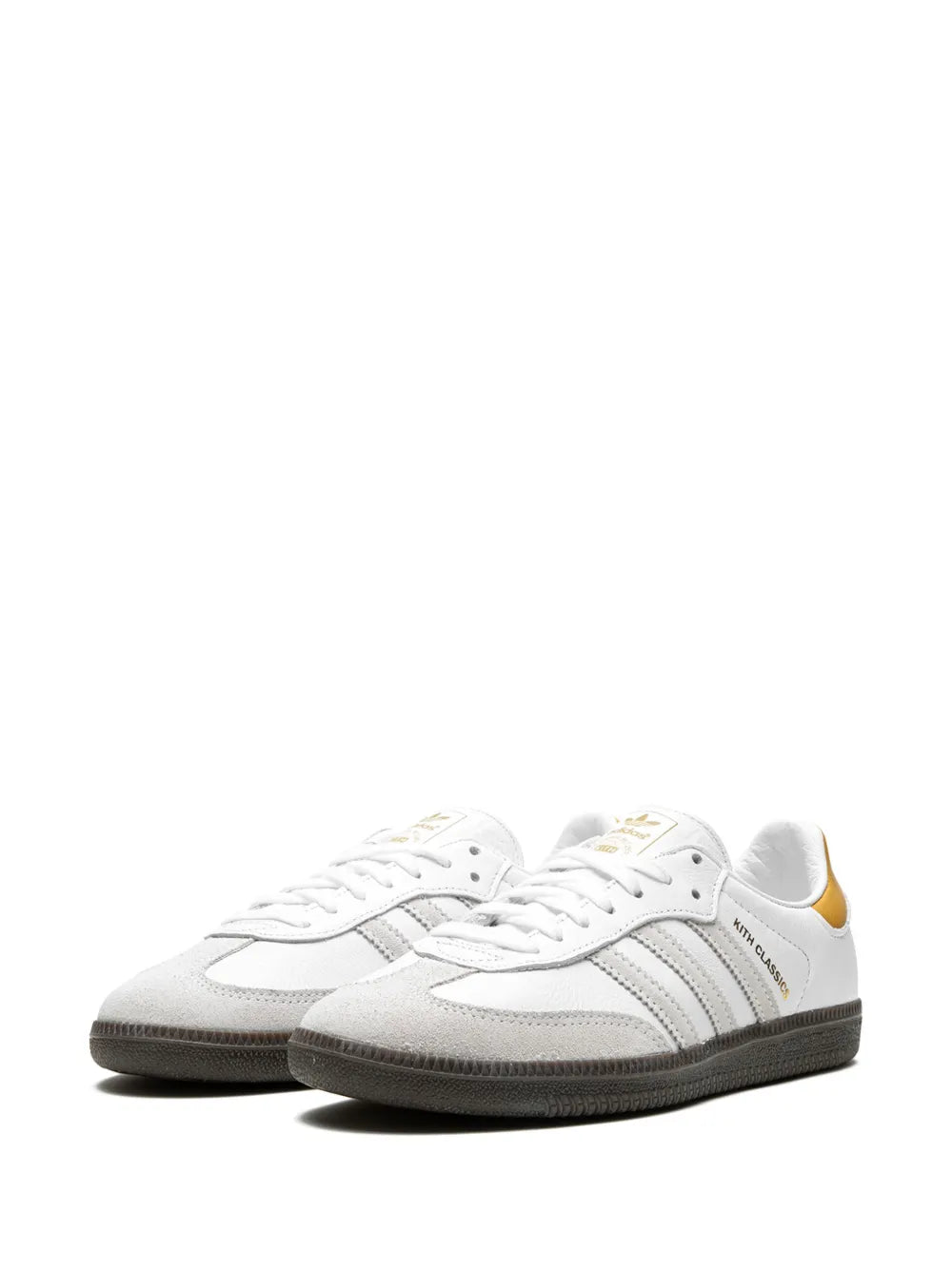 X Kith Samba ?hite/Grey/Gold?Sneakers