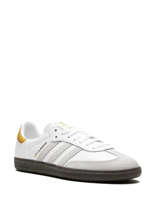 X Kith Samba ?hite/Grey/Gold?Sneakers