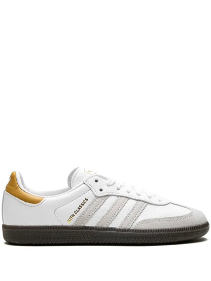 X Kith Samba ?hite/Grey/Gold?Sneakers