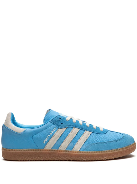X Sporty & Rich Samba Blue Rush Sneakers