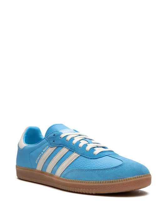 X Sporty & Rich Samba Blue Rush Sneakers