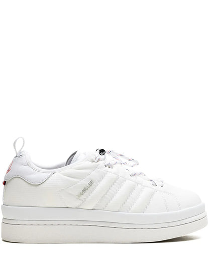 X Moncler Campus Core White Sneakers