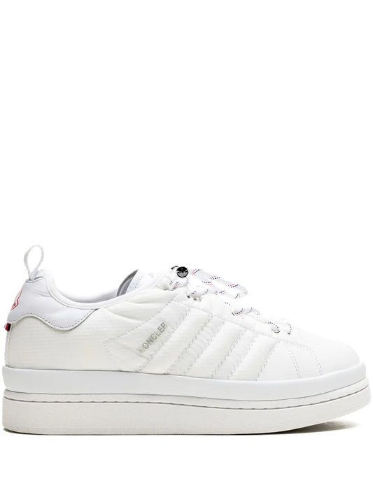 X Moncler Campus Core White Sneakers