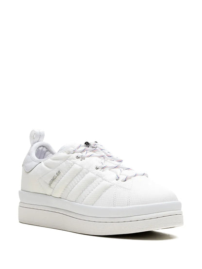 X Moncler Campus Core White Sneakers