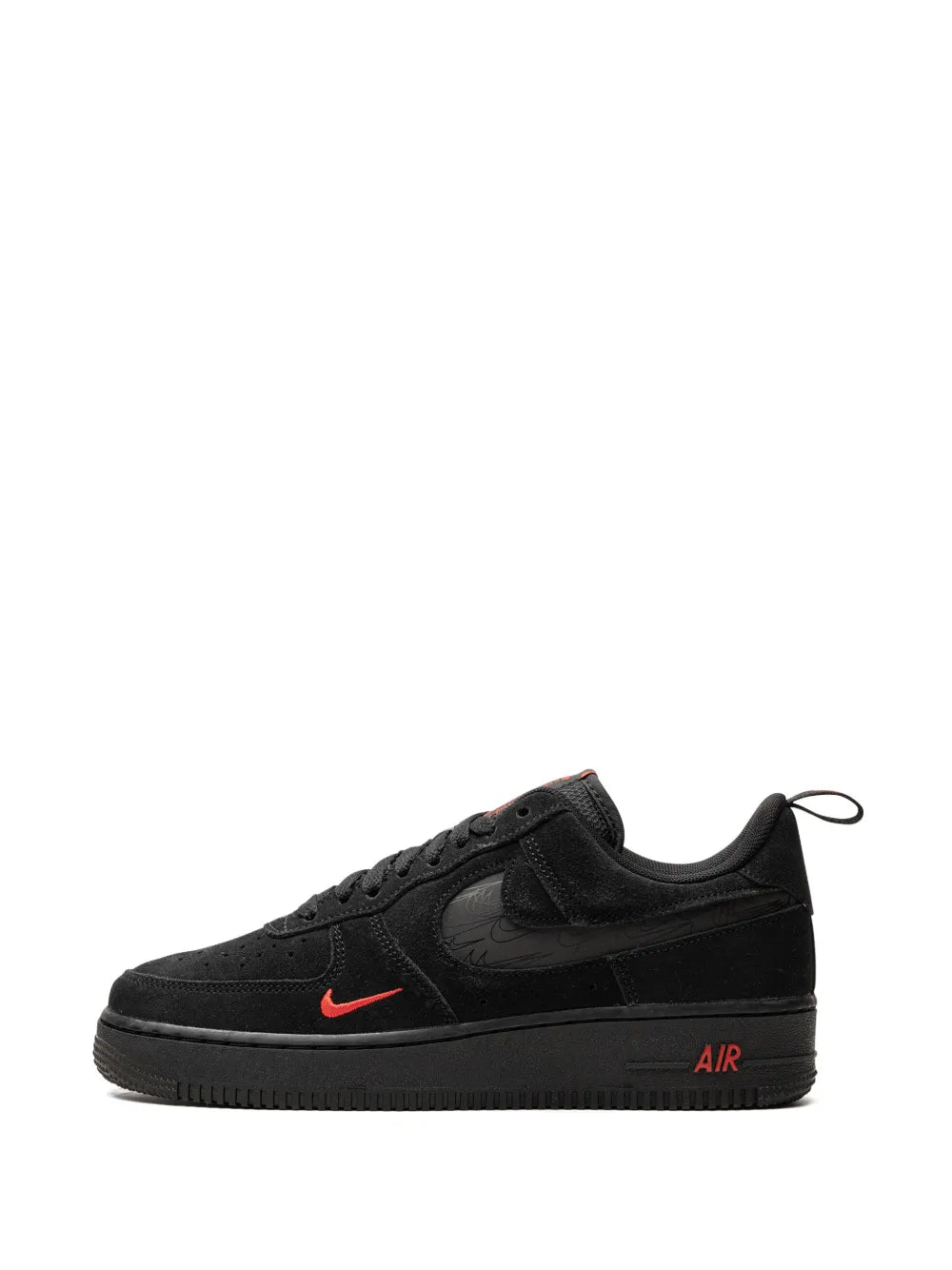Air Force 1 Low Multi Swoosh Black/Crimson Sneakers