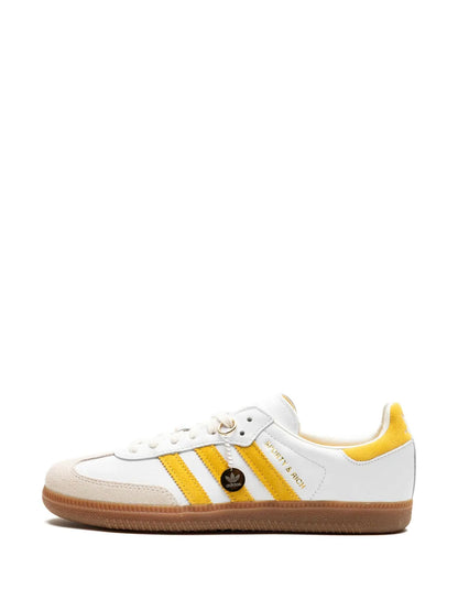 Samba Og Sporty & Rich - White Bold Gold Sneakers
