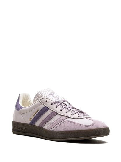 X Kith Classics Gazelle Indoor Ash Purple Sneakers