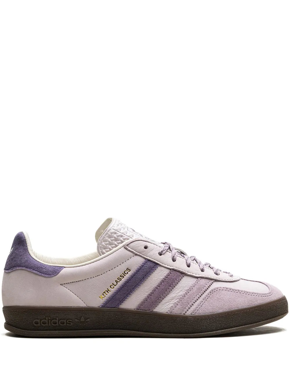 X Kith Classics Gazelle Indoor Ash Purple Sneakers