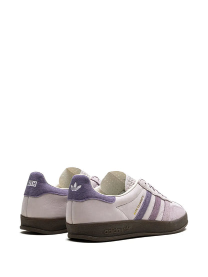 X Kith Classics Gazelle Indoor Ash Purple Sneakers