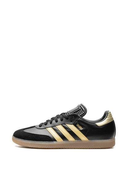 X Lionel Messi Samba Black/Gold Sneakers