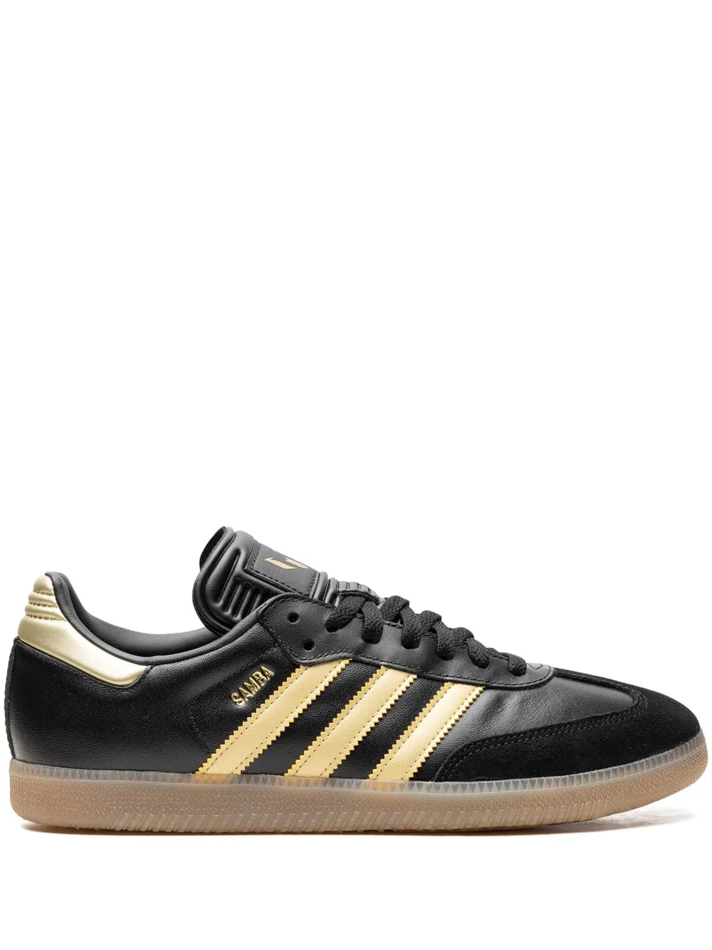 X Lionel Messi Samba Black/Gold Sneakers