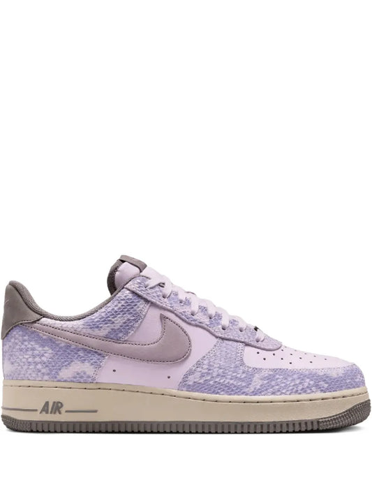 Nike Air Force 1 Low Purple Snakeskin Sneakers