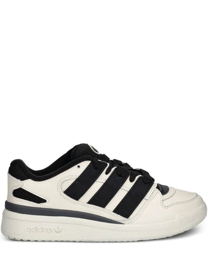Three-Stripes Leather Trainers