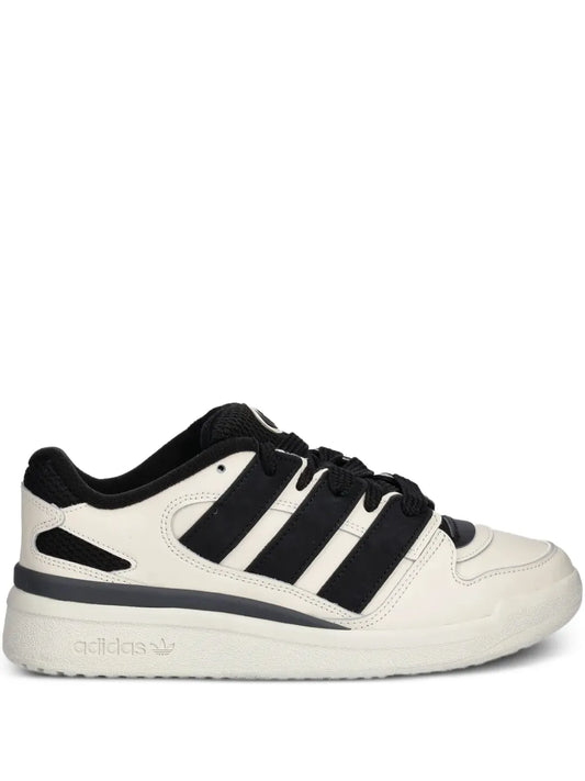 Three-Stripes Leather Trainers