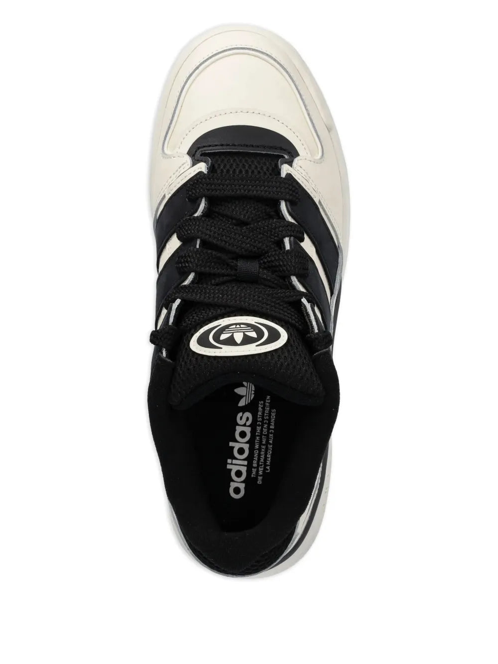 Three-Stripes Leather Trainers