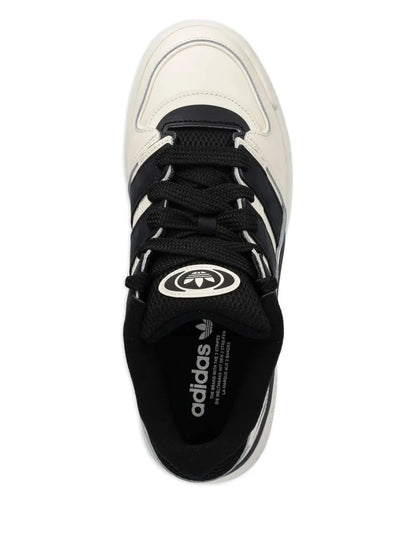 Three-Stripes Leather Trainers