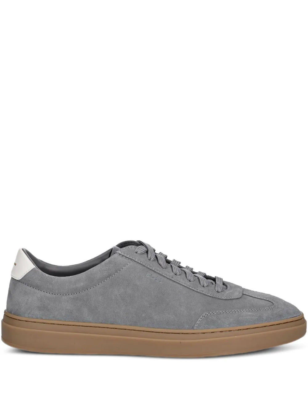 Boss Suede Leather Low-Top Sneakers