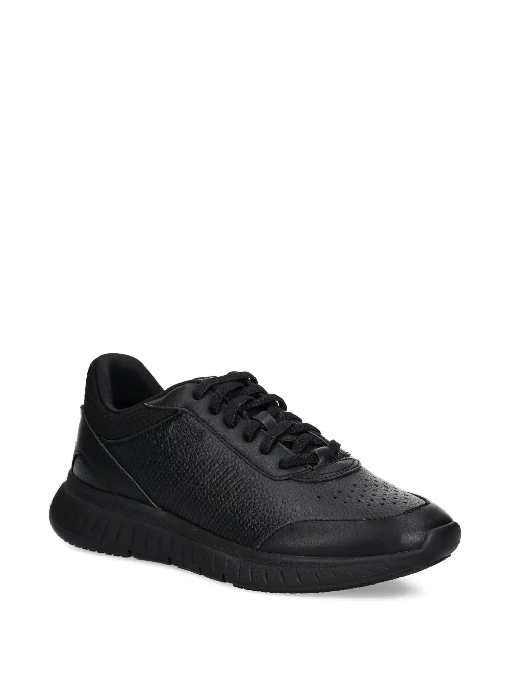 Boss Perforated Leather Sneakers