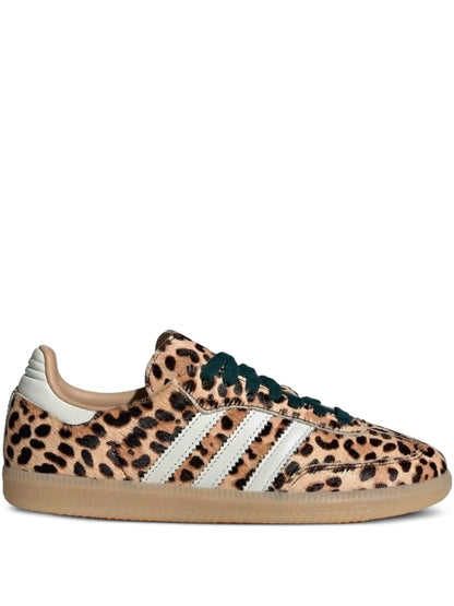 Samba Og Leopard-Print Three-Stripe Sneakers