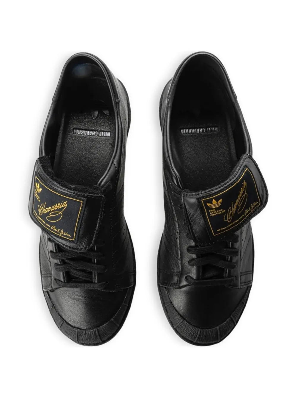 Willy Chavarria X Kareem Double-Strap Leather Sneakers