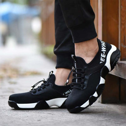 Lightweight Safety Shoes for Men | Breathable Steel Toe Work Sneakers | Protective Industrial Footwear