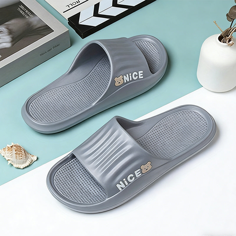 EVA Anti Slip And Odor Proof Household Indoor And Outdoor Men's And Women's Summer Shower Slippers Sandals