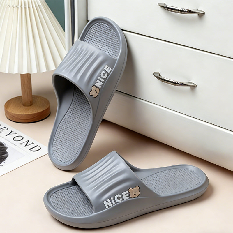 EVA Anti Slip And Odor Proof Household Indoor And Outdoor Men's And Women's Summer Shower Slippers Sandals