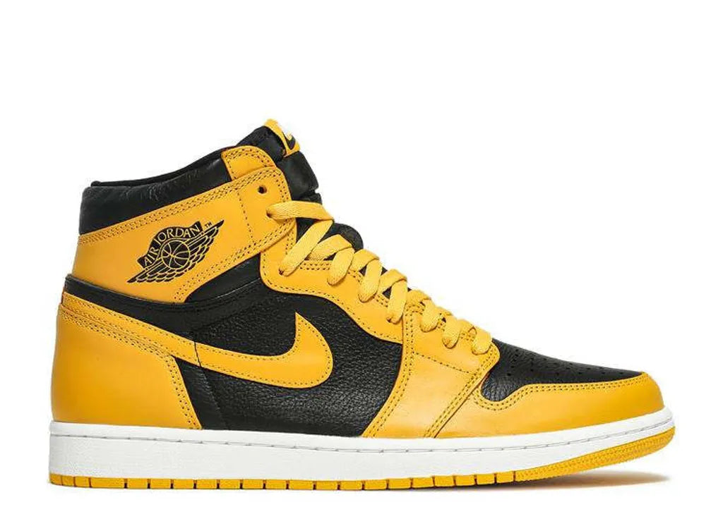  Air Jordan 1 Retro High OG First in Flight Women's Shoes Yellow Black